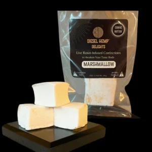delta 9 thc live rosin marshmallow – 10mg (d9) each